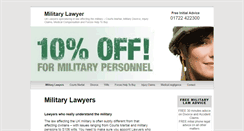 Desktop Screenshot of military-lawyer.co.uk